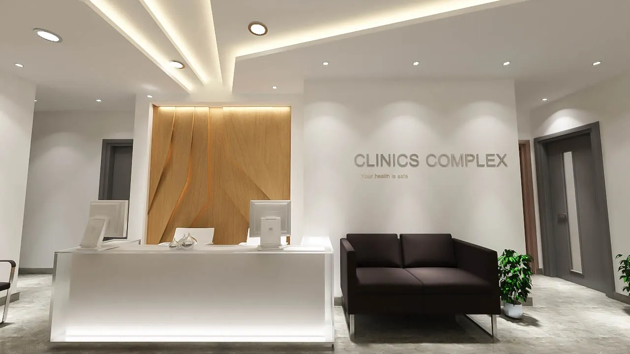 Reception · clinics complex