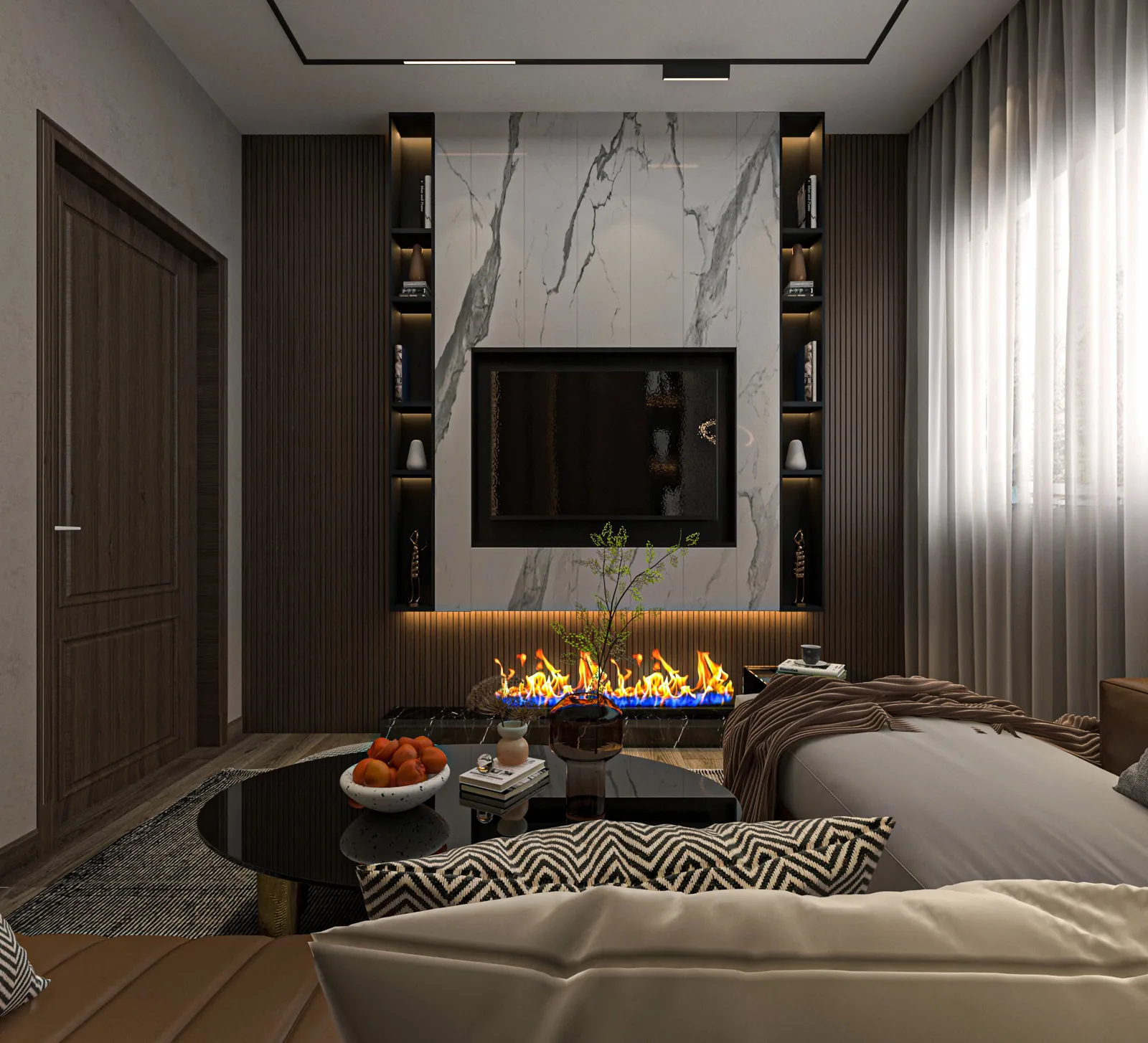 Living room · villa, Porto