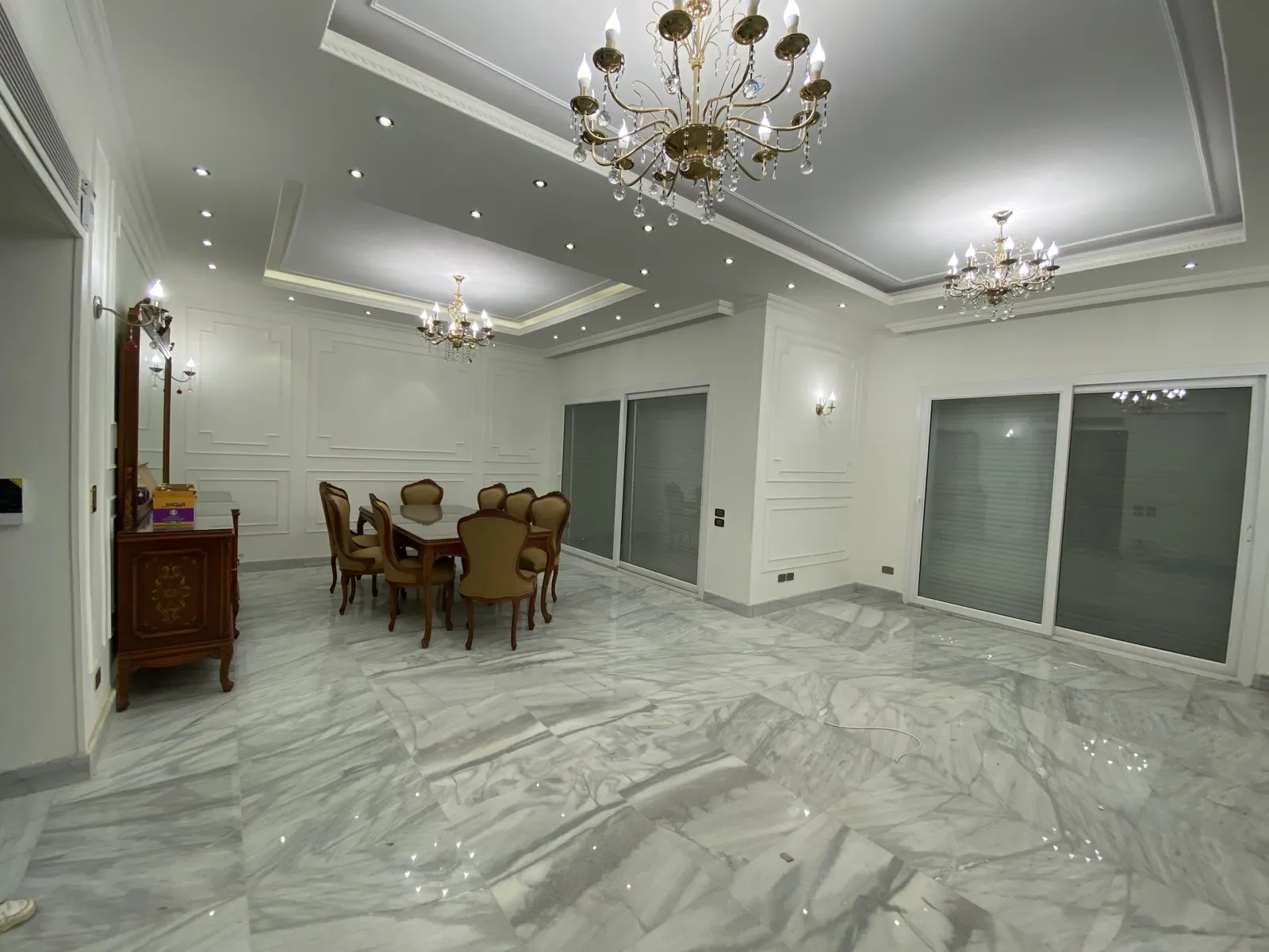 Private residential and finishing · Reception · delivered finishing