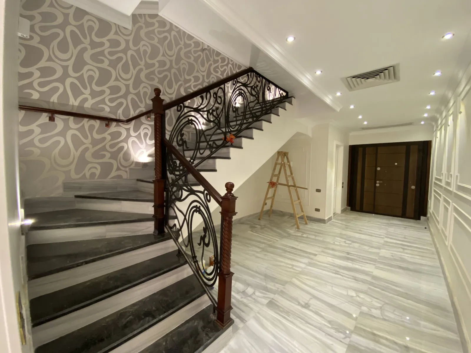 Private residential and finishing · Staircase · delivered finishing